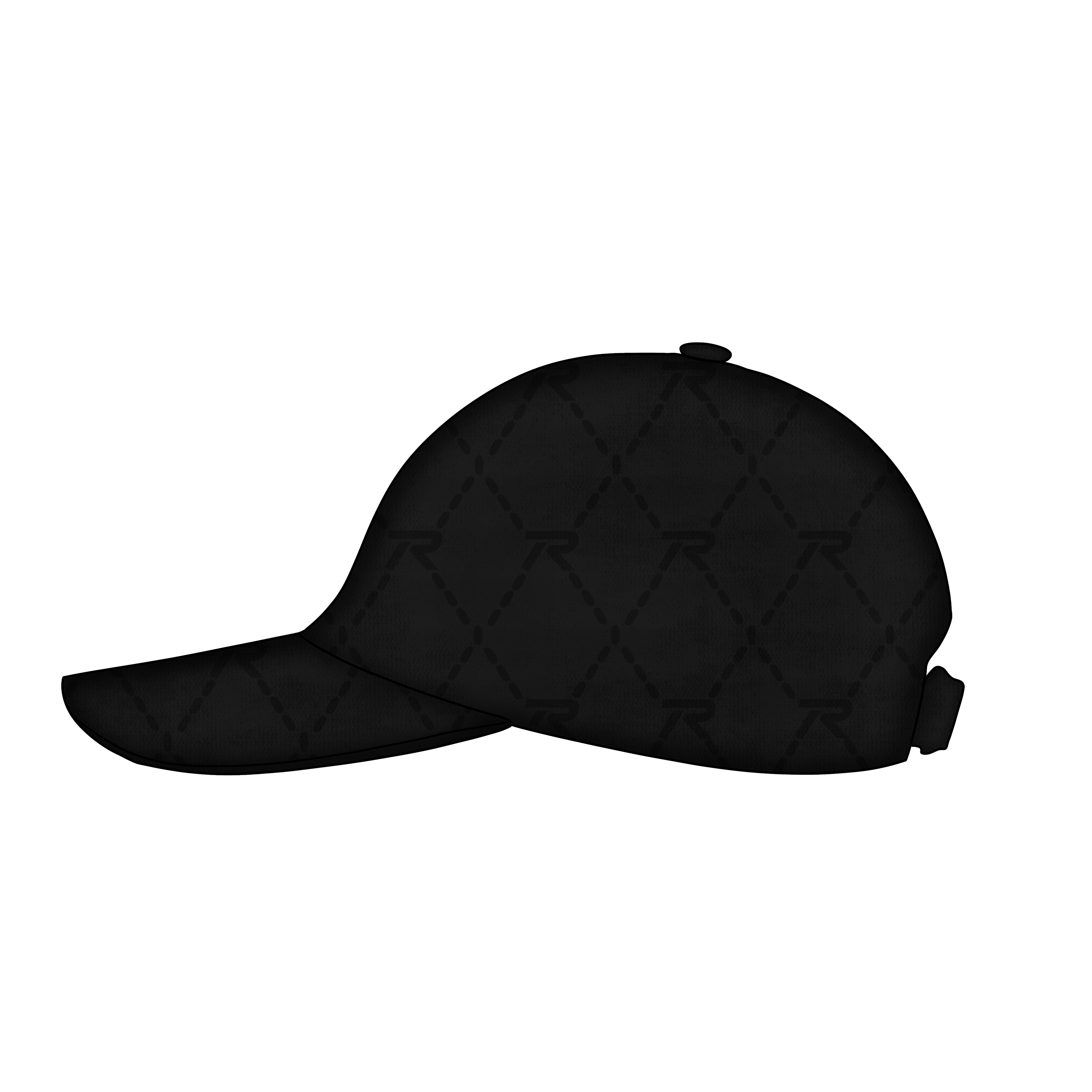 RUVIXON Black BASEBALL Hat